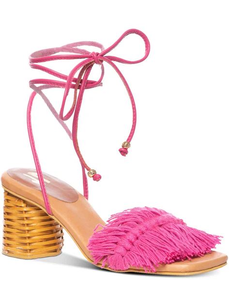 Canasto Fringe Womens Leather Dressy Heels | Shop Premium Outlets