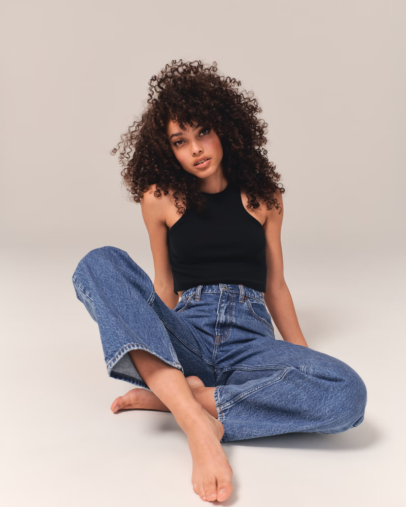 High Rise Loose Jean | Abercrombie & Fitch (US)