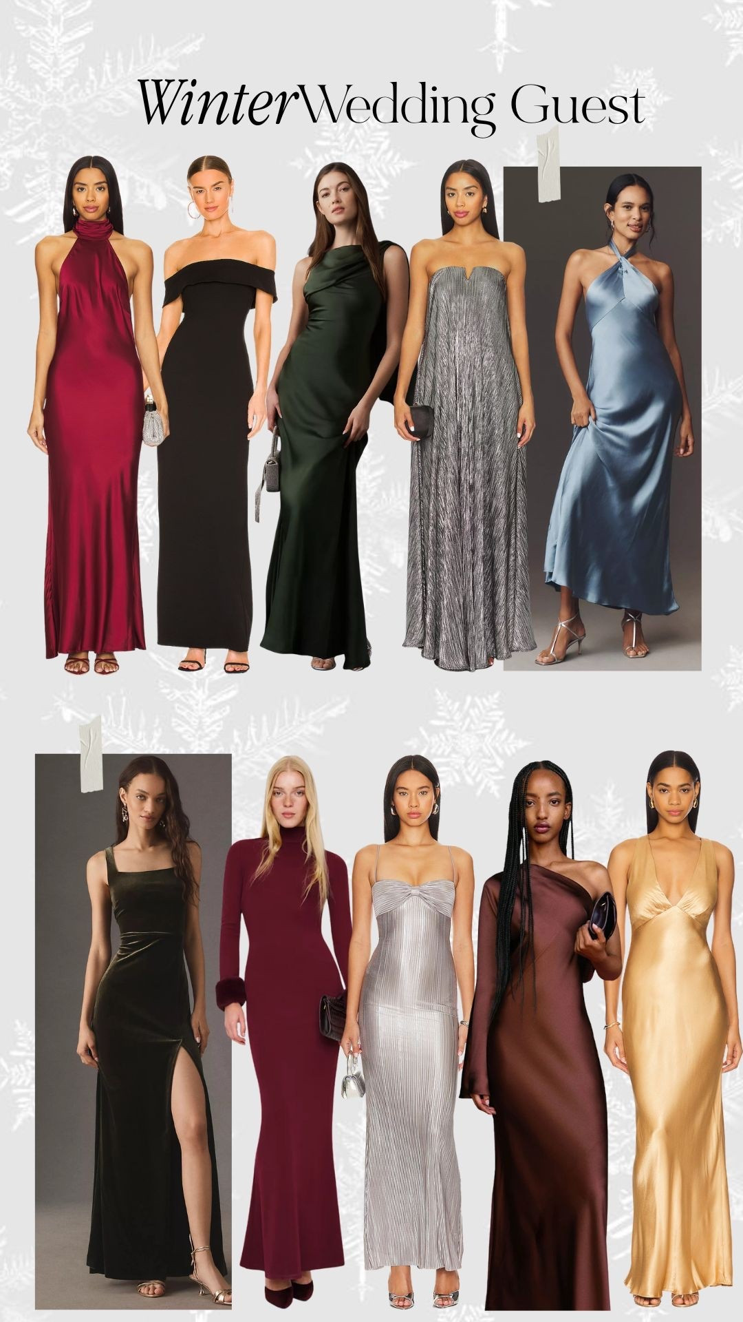 Our top picks for winter wedding guests💙❄️

