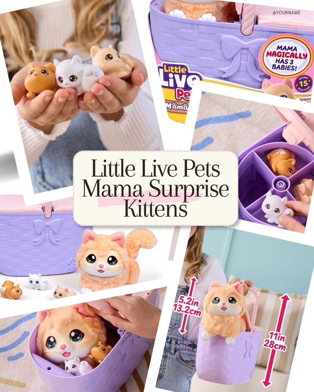 The Little Live Pets Mama Surprise Kittens playset features a sweet interactive Mama and 3 surprise baby kittens! See different animal sets here!

#LTKdayinmylife #LTKKids #LTKmomlife