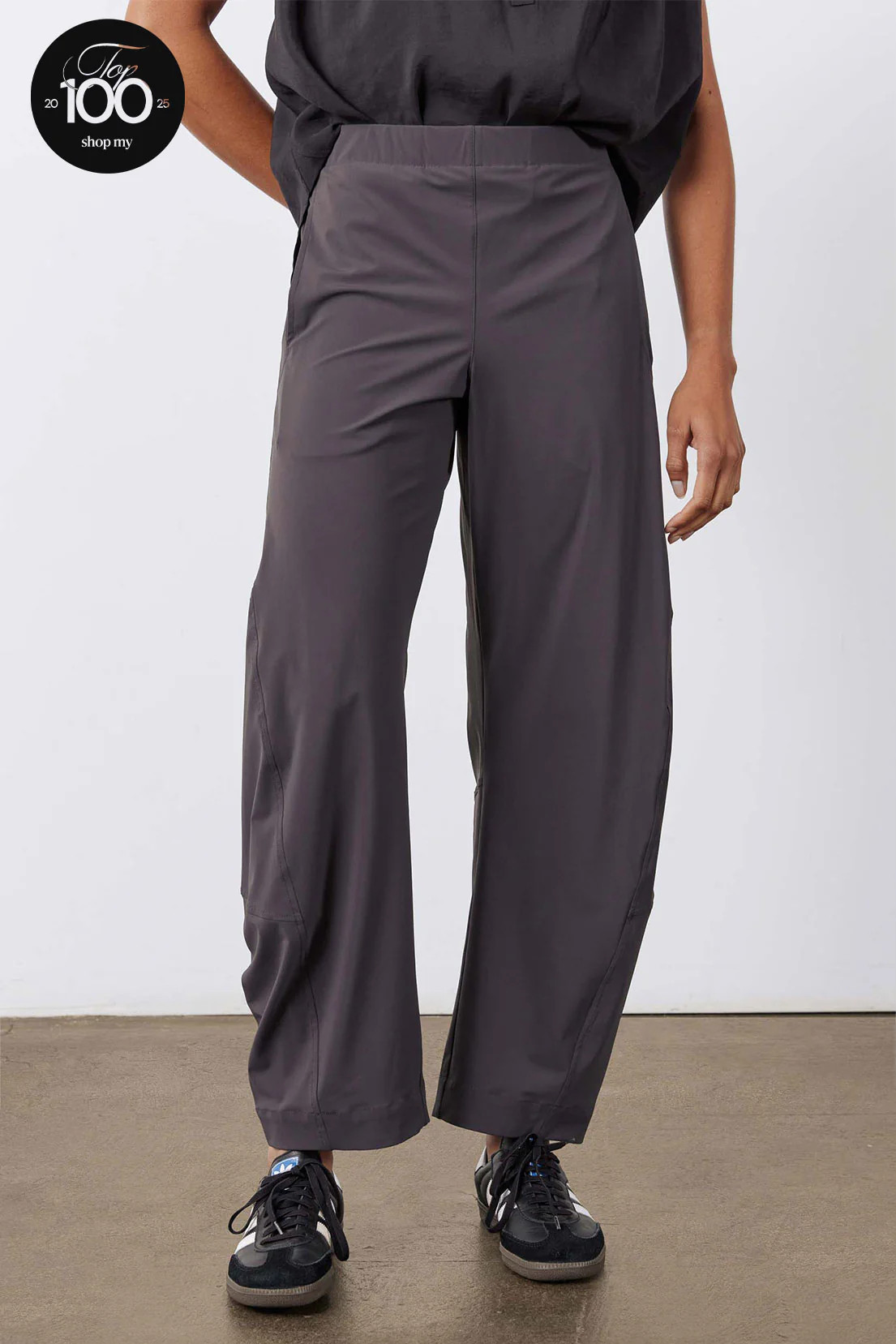 On The Loose Graphite Pants | Gray Work Pants - Ruti | Ruti