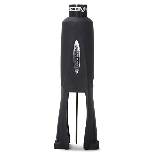 Cork Pops Legacy Wine Opener Built-in 4-Blade Foil Cutter Safe Cork Removal, Effortless Push Button Use, Needle Guard for Safety, Low-Pressure Cartridge Opens Up To 60 Bottles | Amazon (US)
