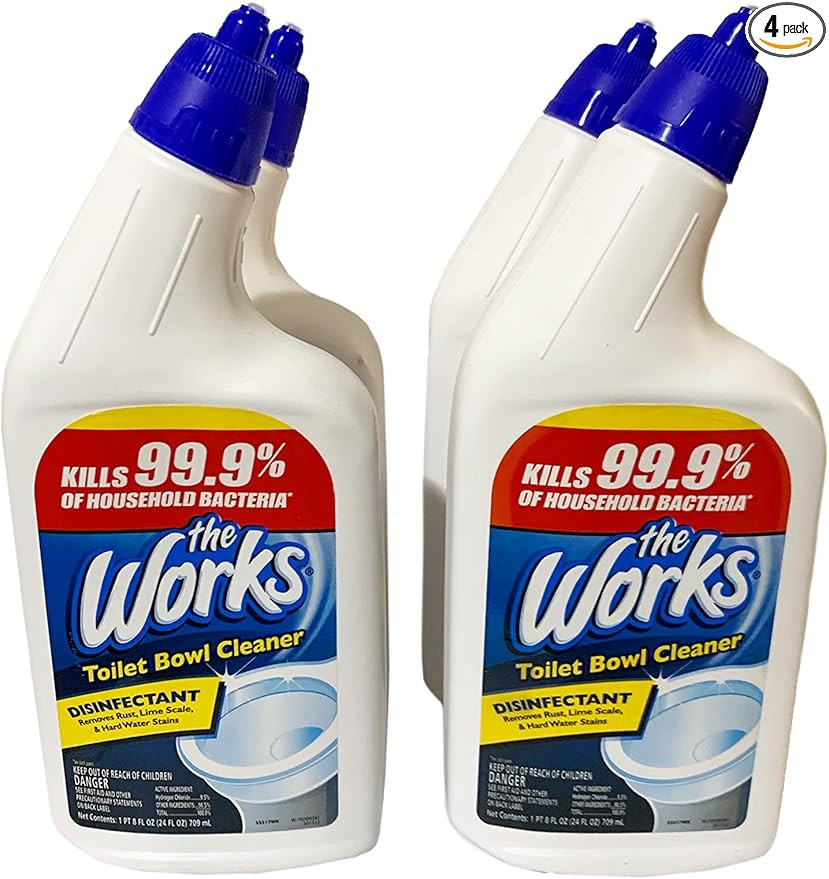 The Works Toilet Bowl Cleaner (4) | Amazon (US)