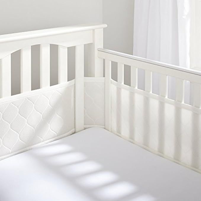 BreathableBaby Deluxe Embossed Mesh Crib Liner, Natural | Amazon (US)