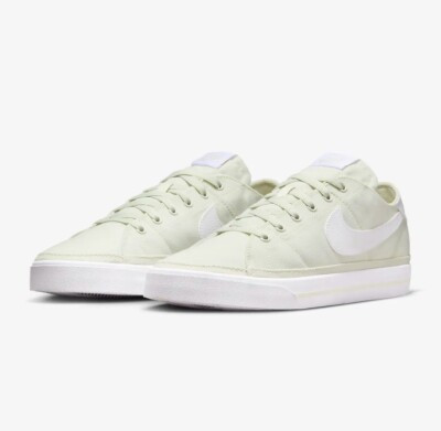 Nike Court Men’s Size 9.5 Legacy Canvas Shoes ‘Sea Glass/White’ CW6539-005 | eBay US