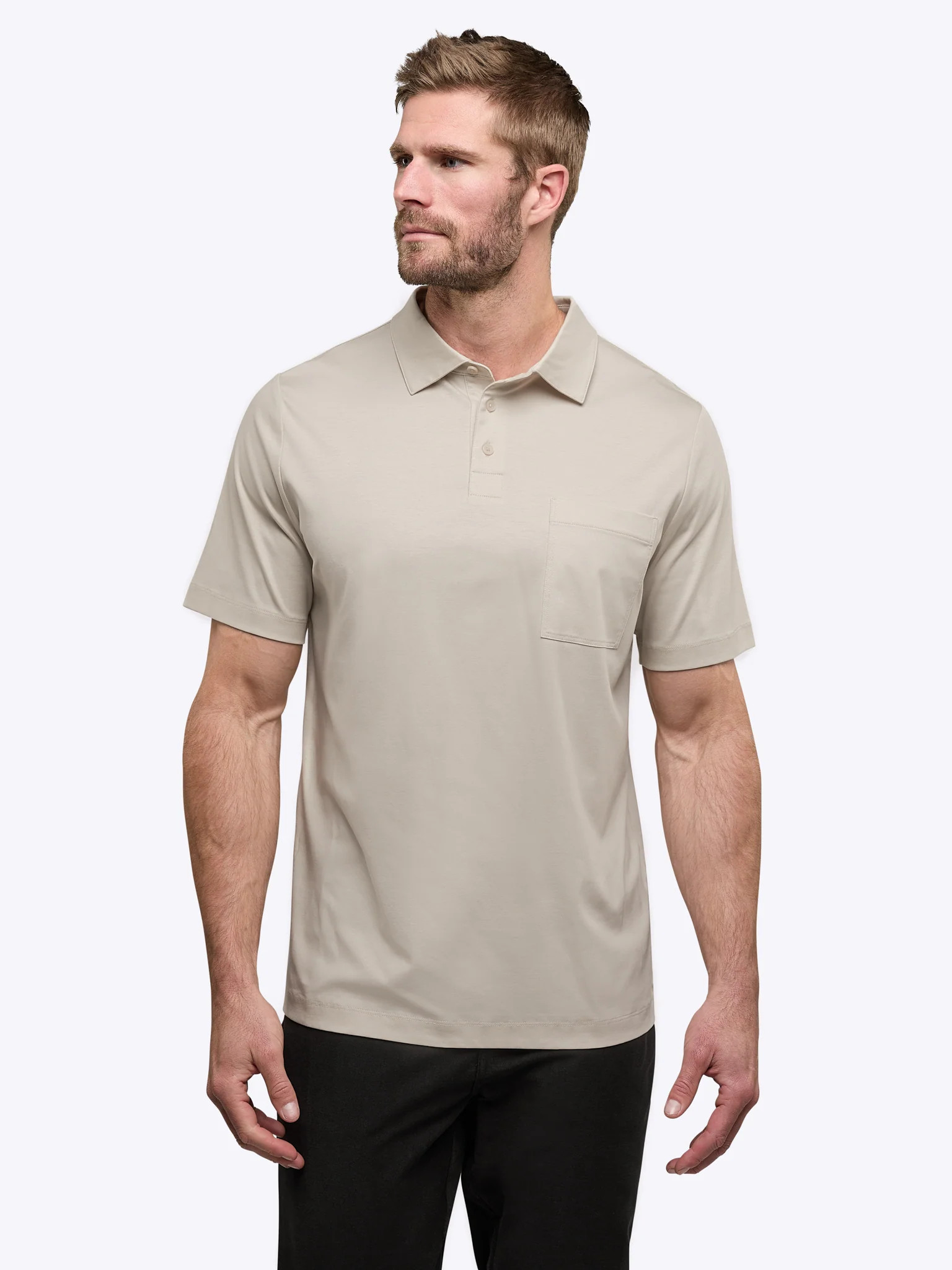 SoHo Interlock Polo | Clay Classic-Fit | Cuts Clothing Inc.