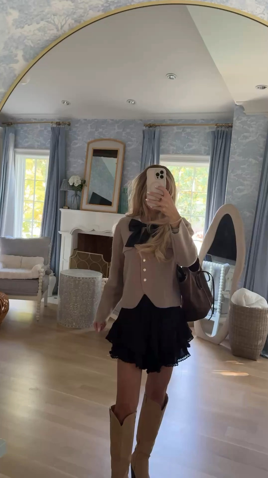 Crisp air, golden leaves, and the outfit that feels like fall itself 🍂✨

Tall boots that go everywhere, a bow-tied sweater for that hint of whimsy, and the chic purse that pulls it all together. Perfect for coffee runs, pumpkin patches, or a night out under twinkle lights, this look is cozy meets polished in the best way. 🤎

#FallFashion #TallBootStyle #BowSweater #CozyChic #AutumnOutfitInspo #CaseyLeighHome #EverydayWhimsy #SeasonalStyle #AmazonFashionFinds #IntentionalStyle #PumpkinPatchLook #CoffeeDateOutfit

#LTKFallSale #LTKStyleTip #LTKSeasonal