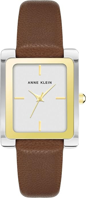 Anne Klein Women's Leather Strap Watch | Amazon (US)