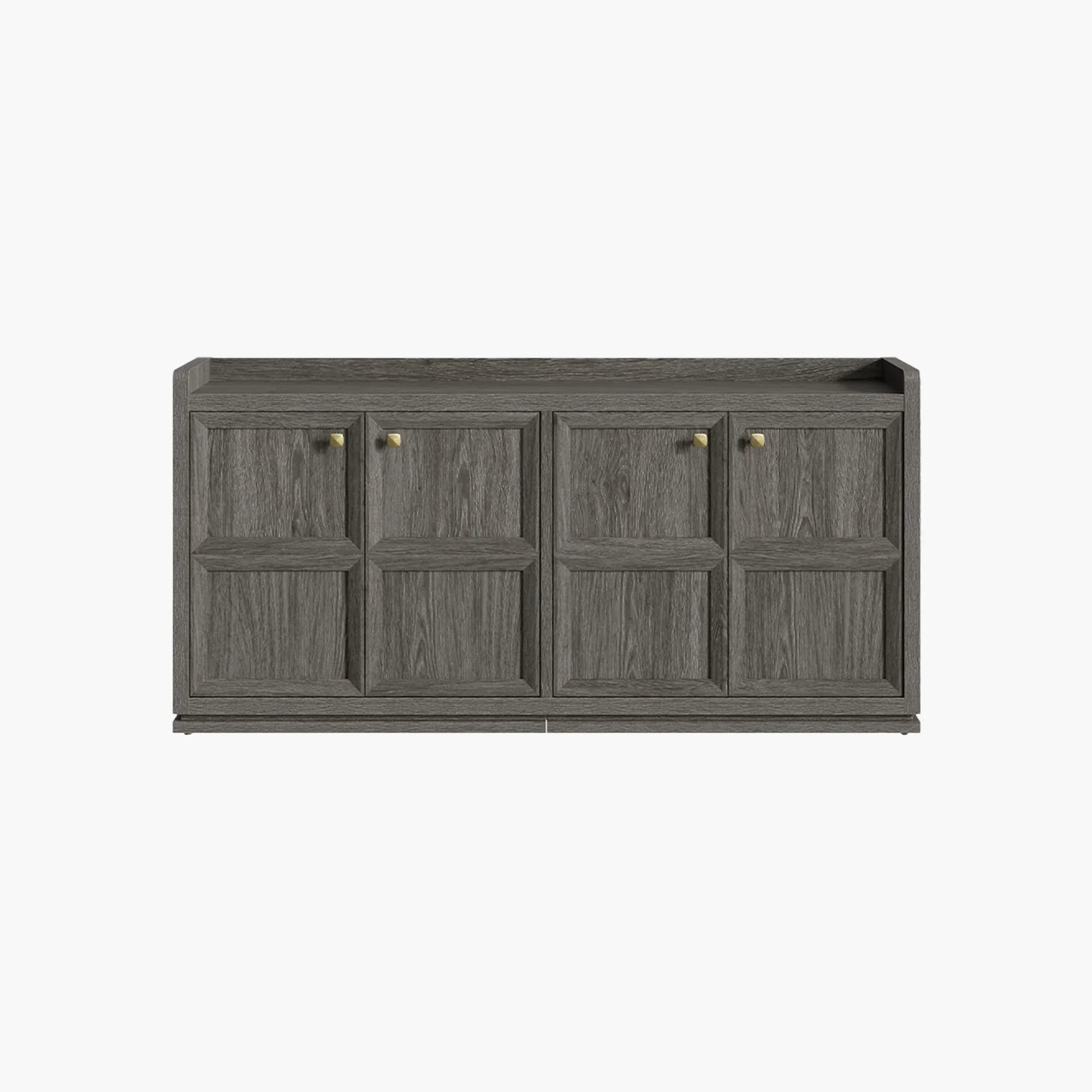 Helio Black Sideboard with 4 Doors | SICOTAS