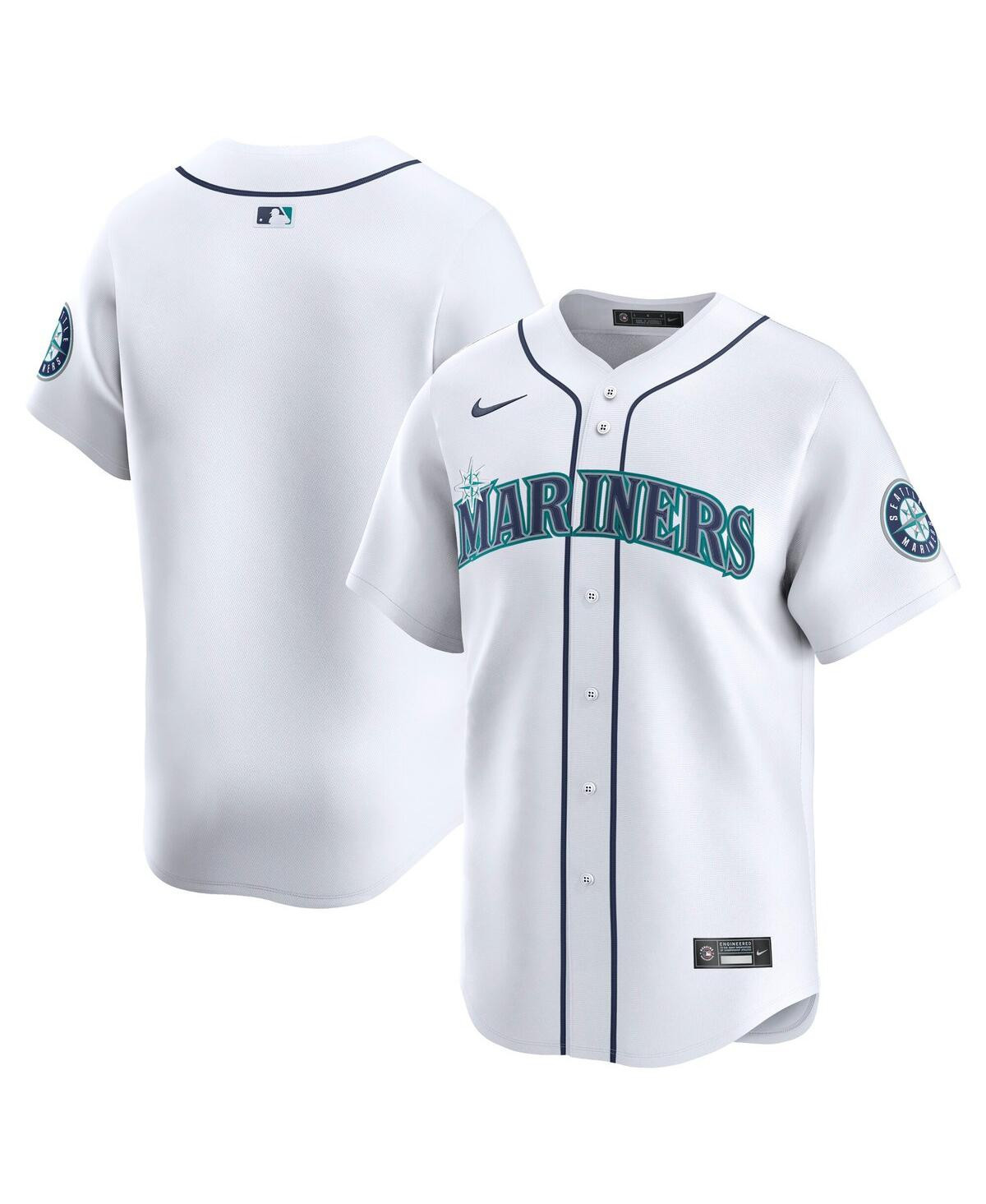 Nike Men's White Seattle Mariners Home Limited Jersey - White | Macy's