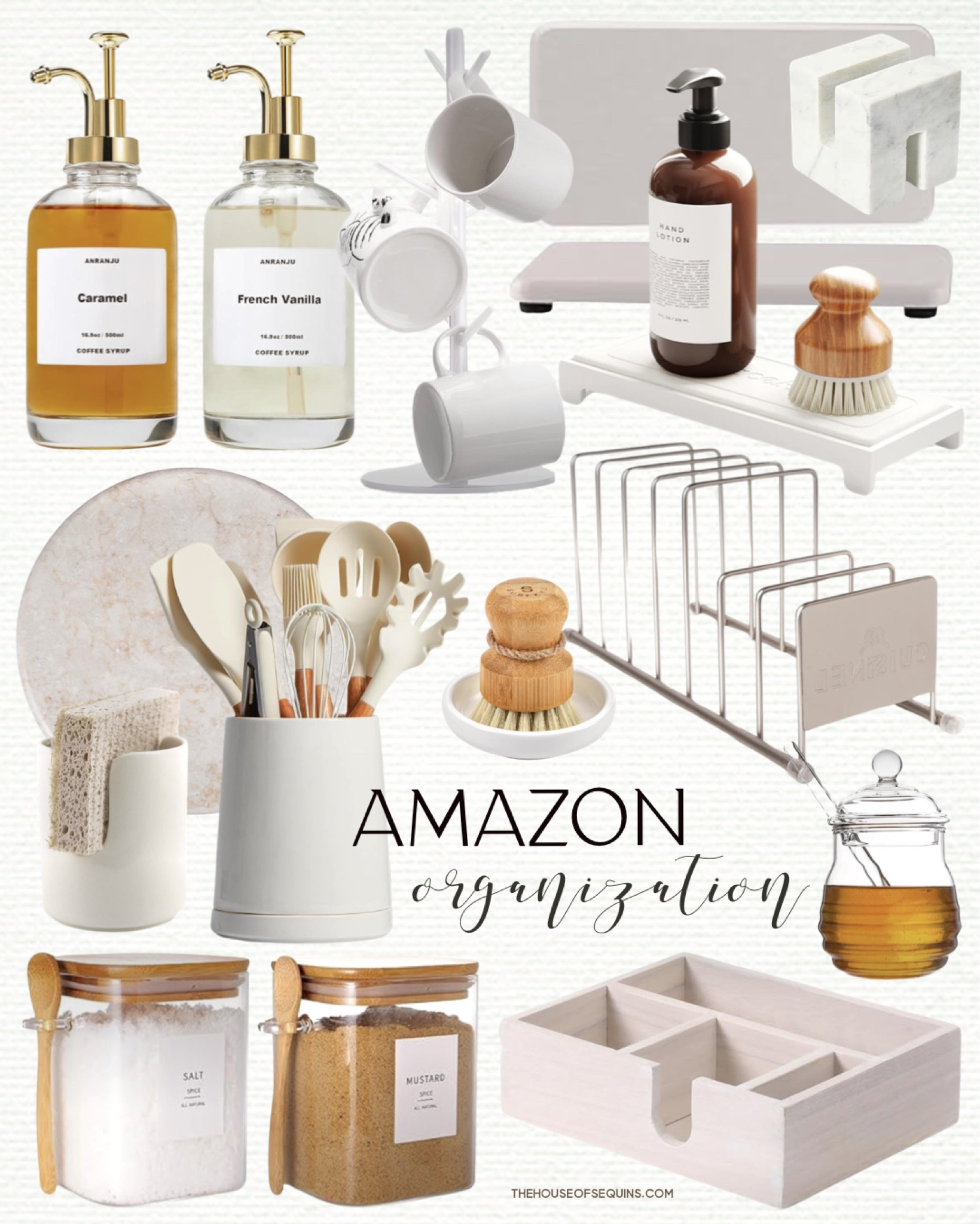 Shop Amazon home kitchen organization and storage solutions! Aesthetic kitchen finds. 

#LTKstyletip #LTKsalealert #LTKhome