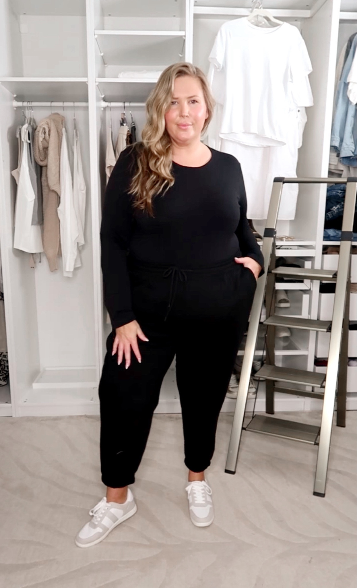 TARGET CIRCLE WEEK SALE 🎯 These joggers fit SO well and true to size - I wear the 2X! Also wearing a 2x in the bodysuit. Shoes are memory foam and so so comfy. The perfect fall staples!!

#LTKSeasonal #LTKPlusSize #LTKSaleAlert