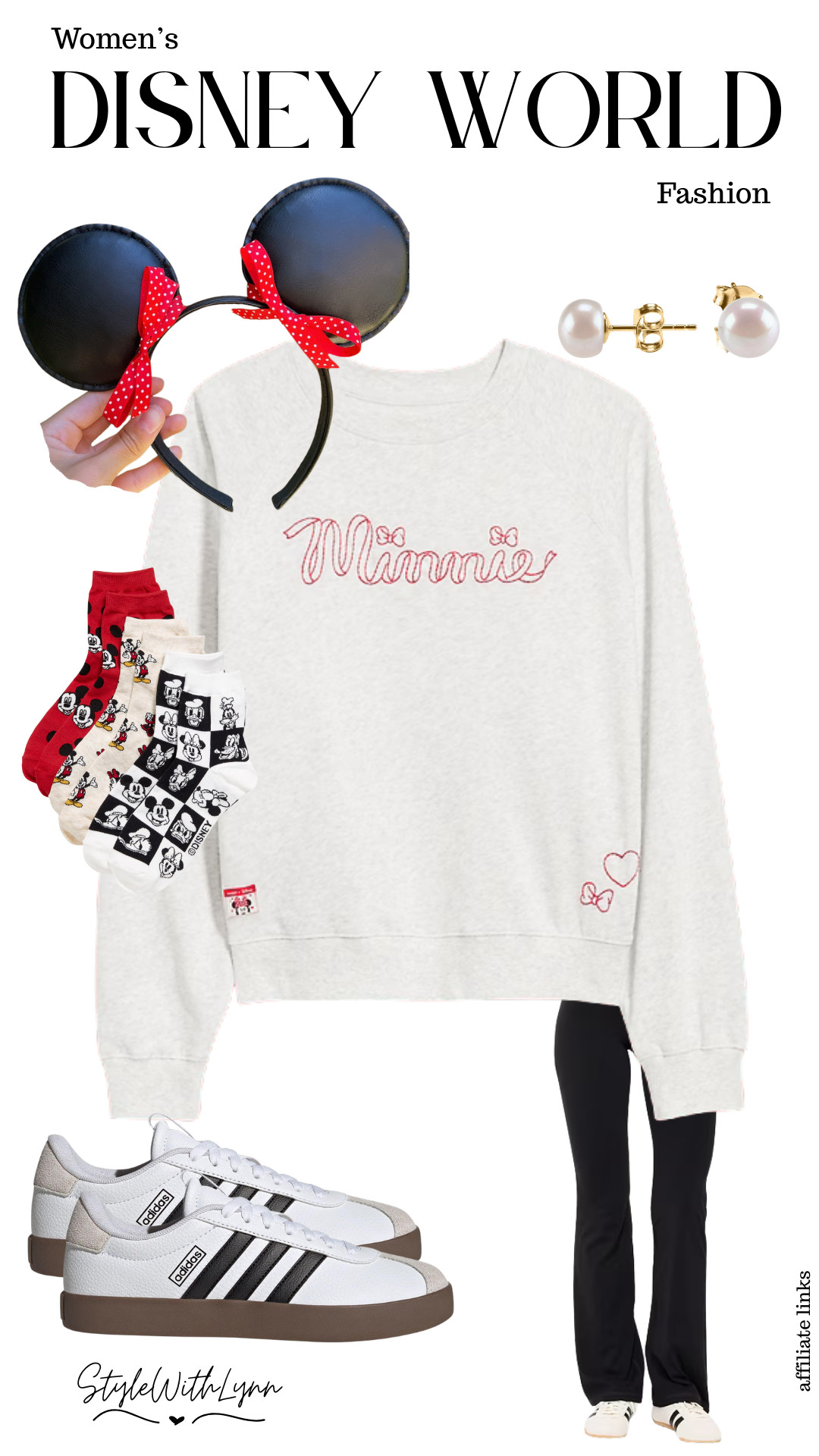 Casual Disney days, but make it Minnie ❤️
This soft Minnie heart sweatshirt is perfect for cool mornings at the parks or travel days when comfort is key. Styled with classic Minnie ears, comfy leggings, and everyday sneakers for an easy Disney World outfit that still feels cute and effortless. Add fun Mickey socks for a little extra magic!

✨ Tap to shop this comfy Disney World outfit for women.


Disney World outfit women, Minnie Mouse sweatshirt, Disney sweatshirt women, Minnie Mouse outfit, Disney casual outfit women, Disney park outfit women, Minnie Mouse heart sweatshirt, Disney World fall outfit, Disney World winter outfit women, Disney travel outfit women, Minnie Mouse ears outfit, Disney comfy outfit, Disney leggings outfit women, women’s Disney fashion, Disney outfit inspiration, Minnie Mouse style outfit, Disney park day outfit, Disney influencer outfit 

 #LTKootd #LTKmomlife #LTKTravel