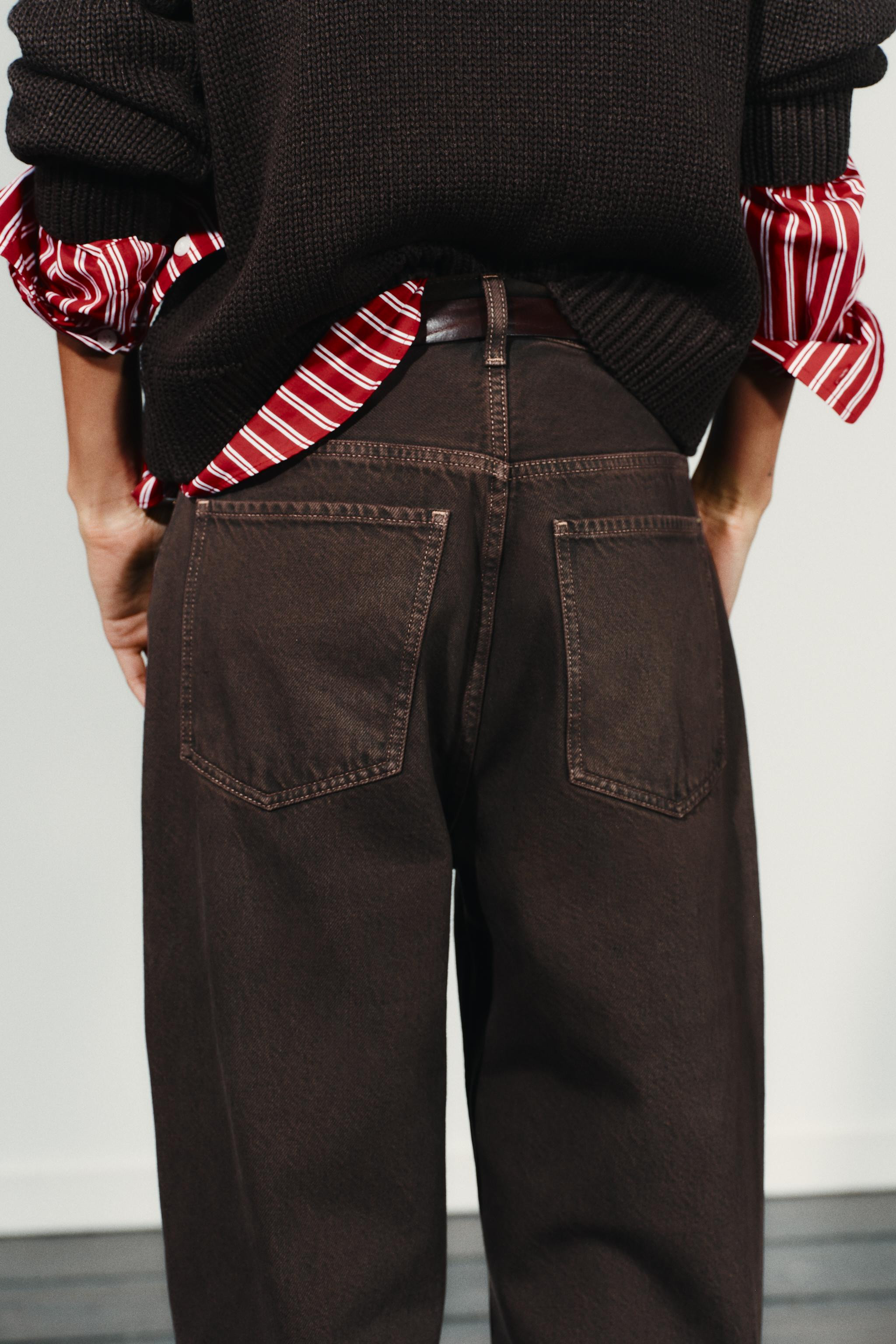 TRF STRAIGHT HIGH-WAIST JEANS | Zara UK