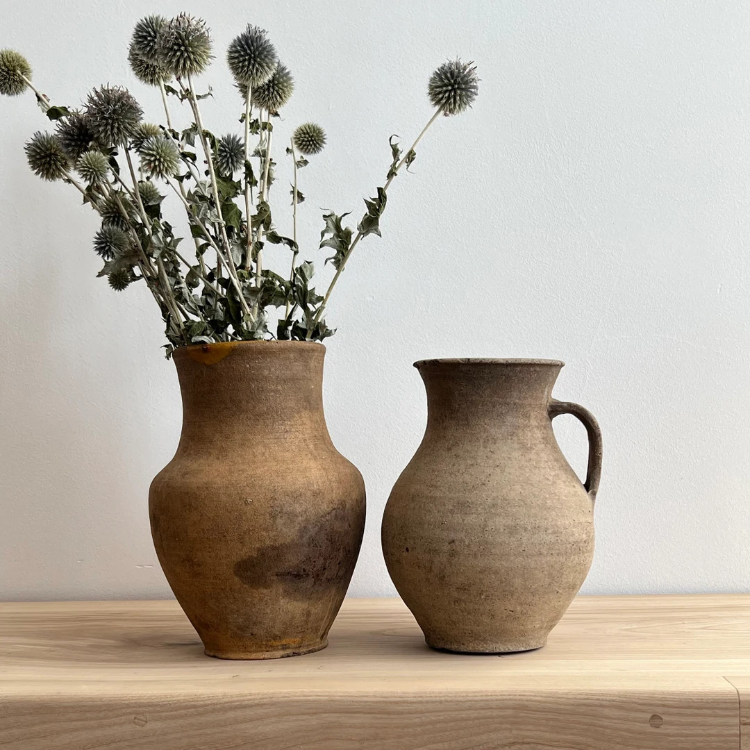 Ancient Clay Pot Antique Clay Vessel Rustic Ceramic Bowl - Etsy | Etsy (US)