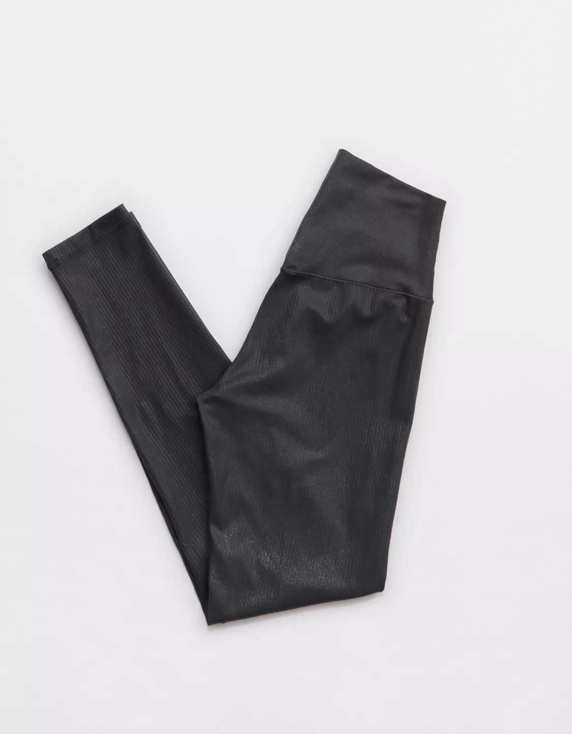 OFFLINE By Aerie Real Me XTRA Rib Foil Legging | American Eagle Outfitters (US & CA)