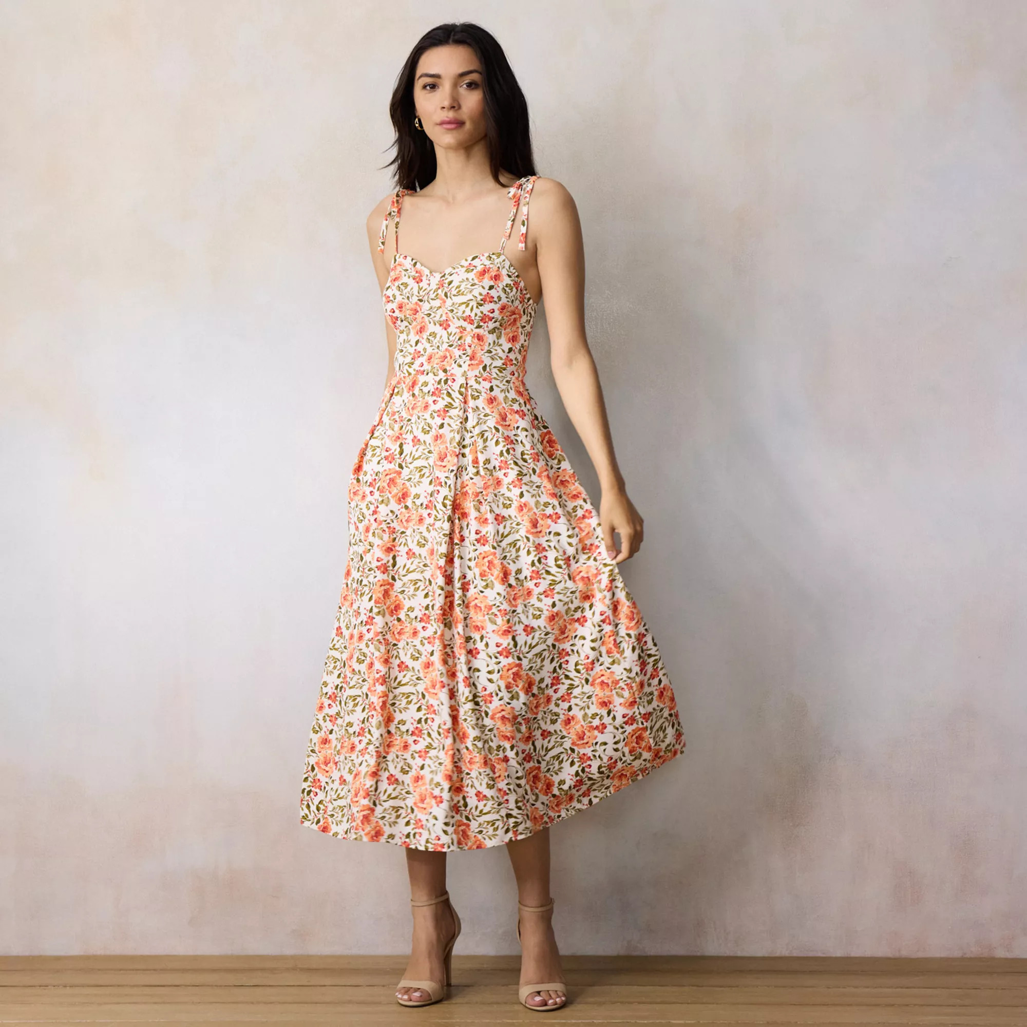 Women's LC Lauren Conrad Fit & Flare Midi Dress | Kohl's