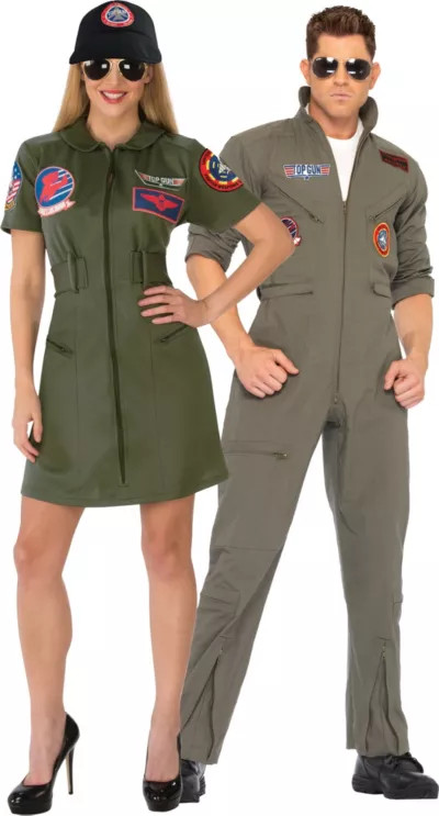 Adult Top Gun Couples Costumes | Party City