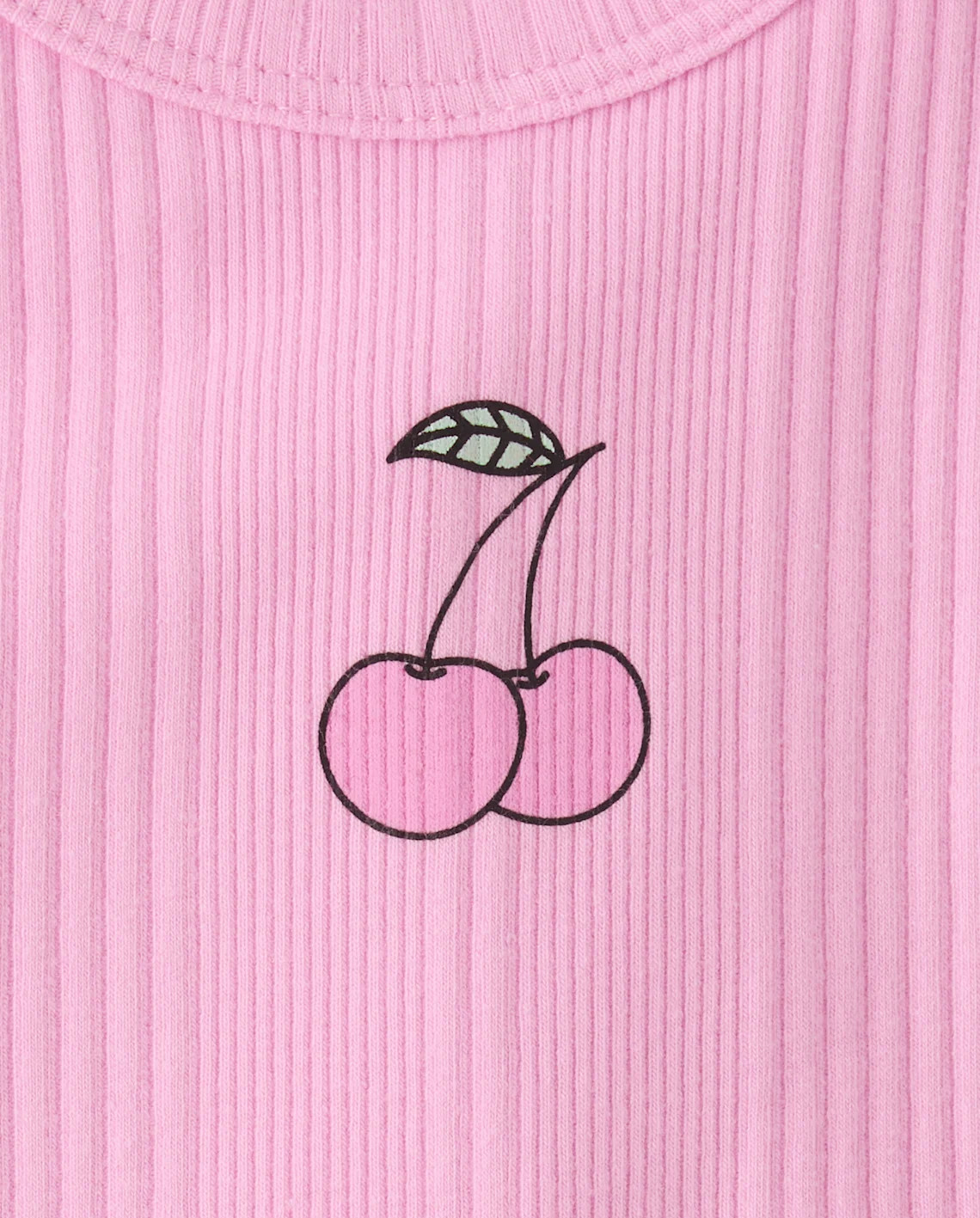 Girls Graphic Ribbed Tank Top - pink | The Children's Place