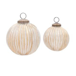 12ct. Ribbed Glass Ball Ornaments | Michaels Stores