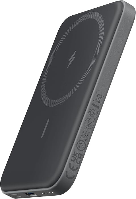 Anker 621 Magnetic Portable Charger (MagGo), 5,000mAh Wireless Power Bank with USB-C Cable, Magsa... | Amazon (US)