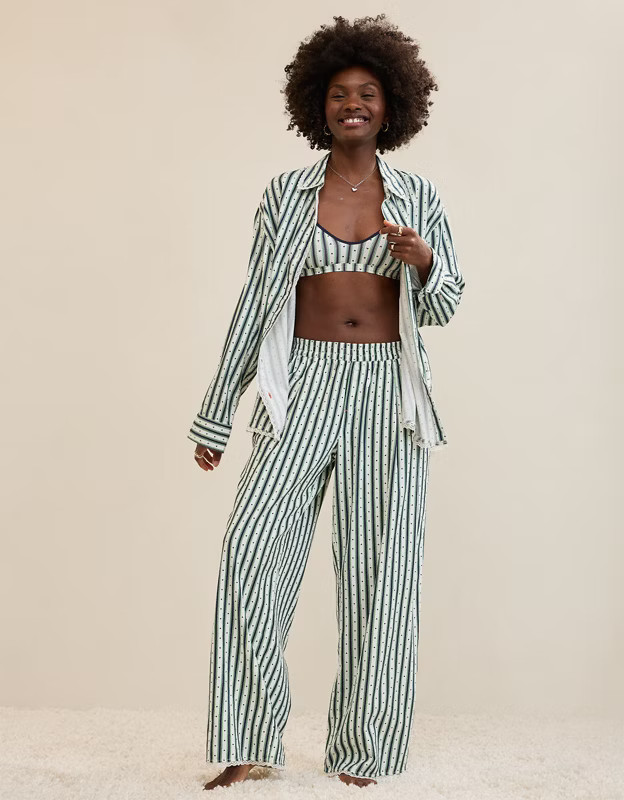 Aerie Street Flannel Trouser PJ | Aerie