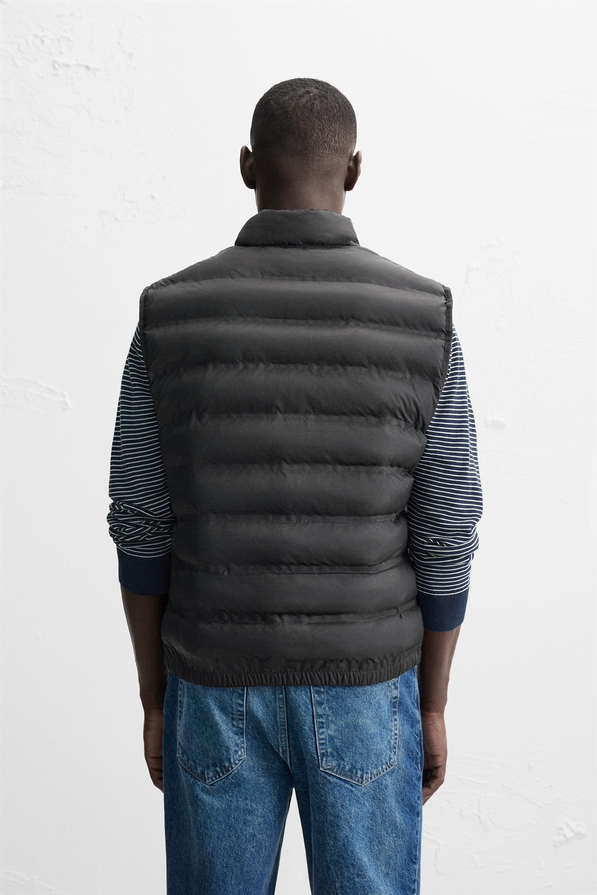 WATER-REPELLENT LIGHTWEIGHT PUFFER GILET | Zara UK
