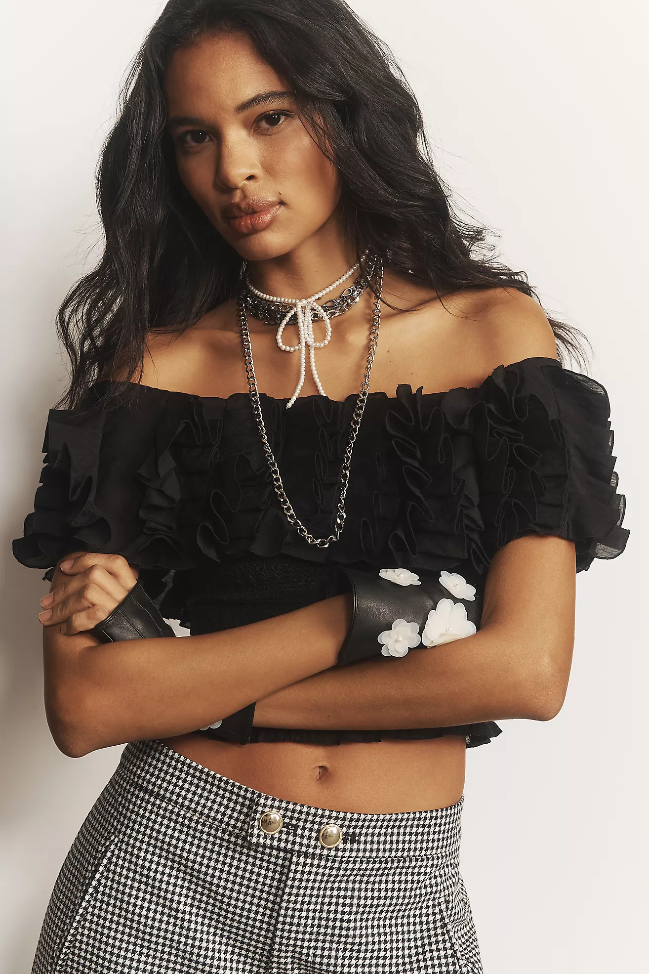 Hope for Flowers by Tracy Reese Frilled Off-The-Shoulder Top | Anthropologie (US)