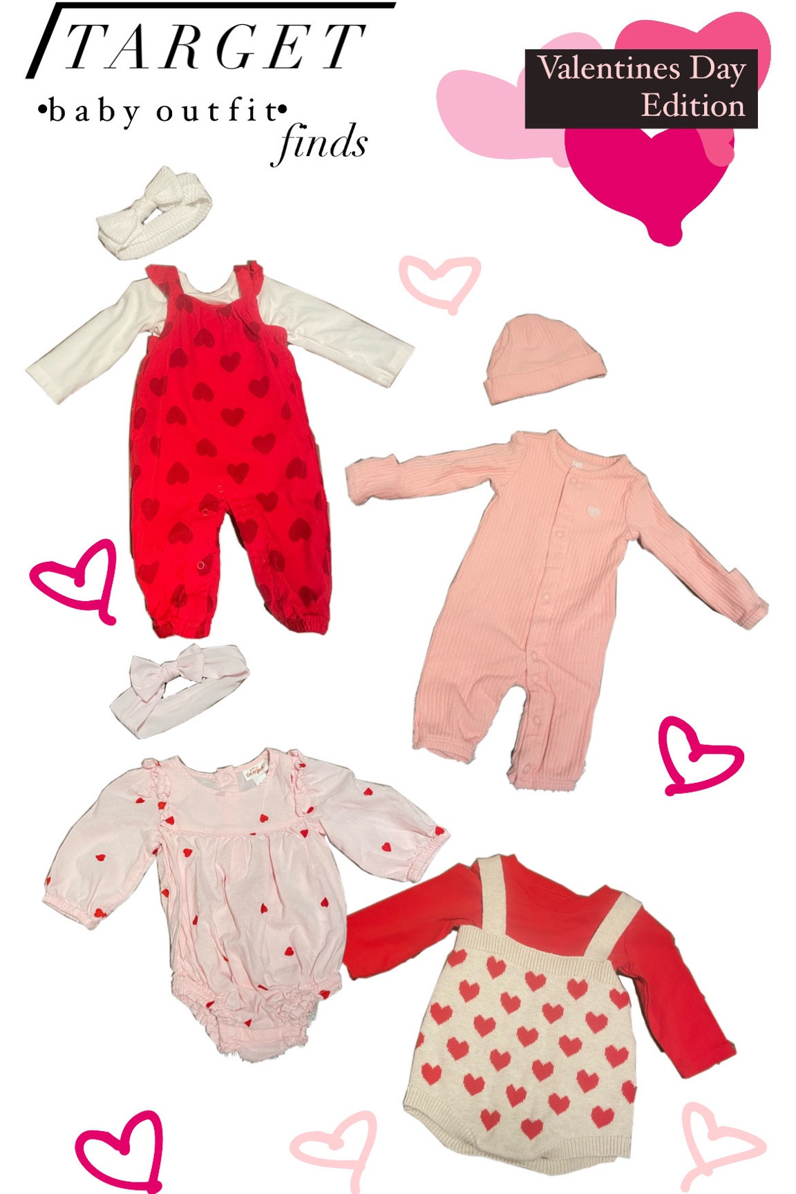 THE CUTEST Valentines Day baby outfits for your mini !!!
my due date is February 14, Valentine’s Day! but we think she’ll make an appearance sooner than that so i got newborn sizes and 0-3 months!!! 
Valentines Day. Valentines Day Outfits. Baby Outfits. Baby Vday Clothes. Target. Target Finds.

#LTKfamily #LTKbump #LTKbaby