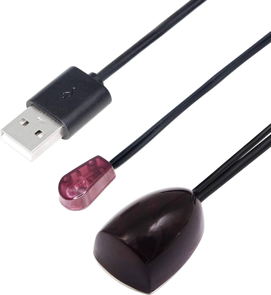 CERRXIAN Infrared Remote Control Extender Cable, IR Repeater Hidden Cable with IR Signal Receiver... | Amazon (US)