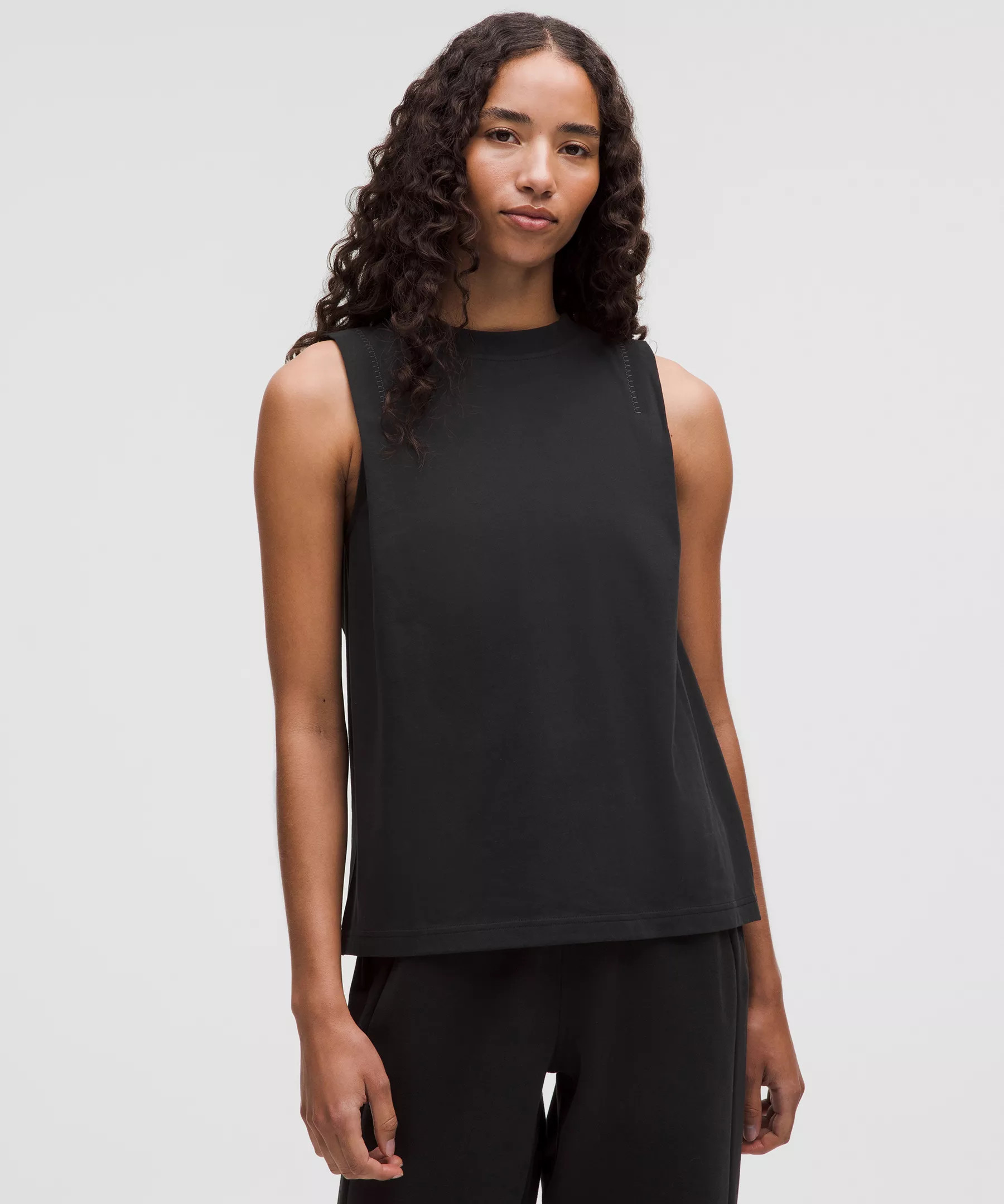 Cotton Jersey Stitch-Detail Tank Top | Lululemon (US)