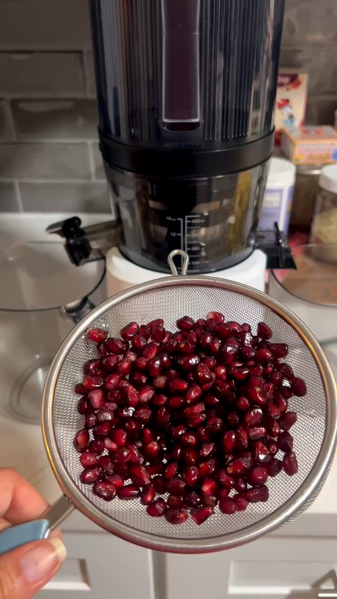 Everyday is a good day to juice. I have been faithfully been using my nama juicer and it helps so much! It’s fairy quiet, and I love that it is a cold press juicer. Today, I juice a pomegranate, pineapple, added some ginger and turmeric as well.

#LTKfoodie #LTKvlog #LTKHome