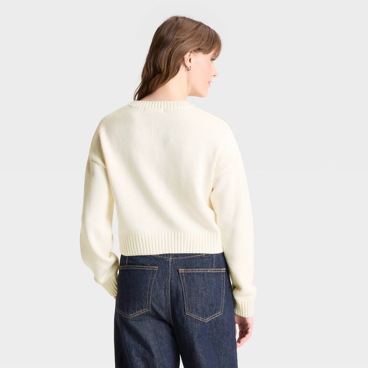 Women's USA Graphic Sweater - Off-White | Target