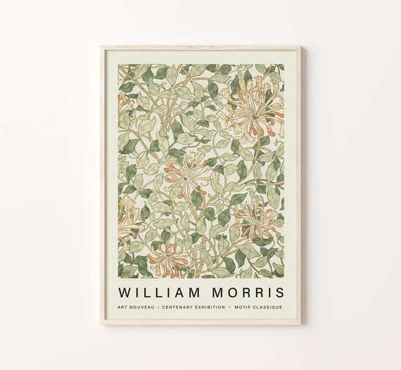 William Morris Flower Print Digital Download Morris Art | Etsy | Etsy (US)