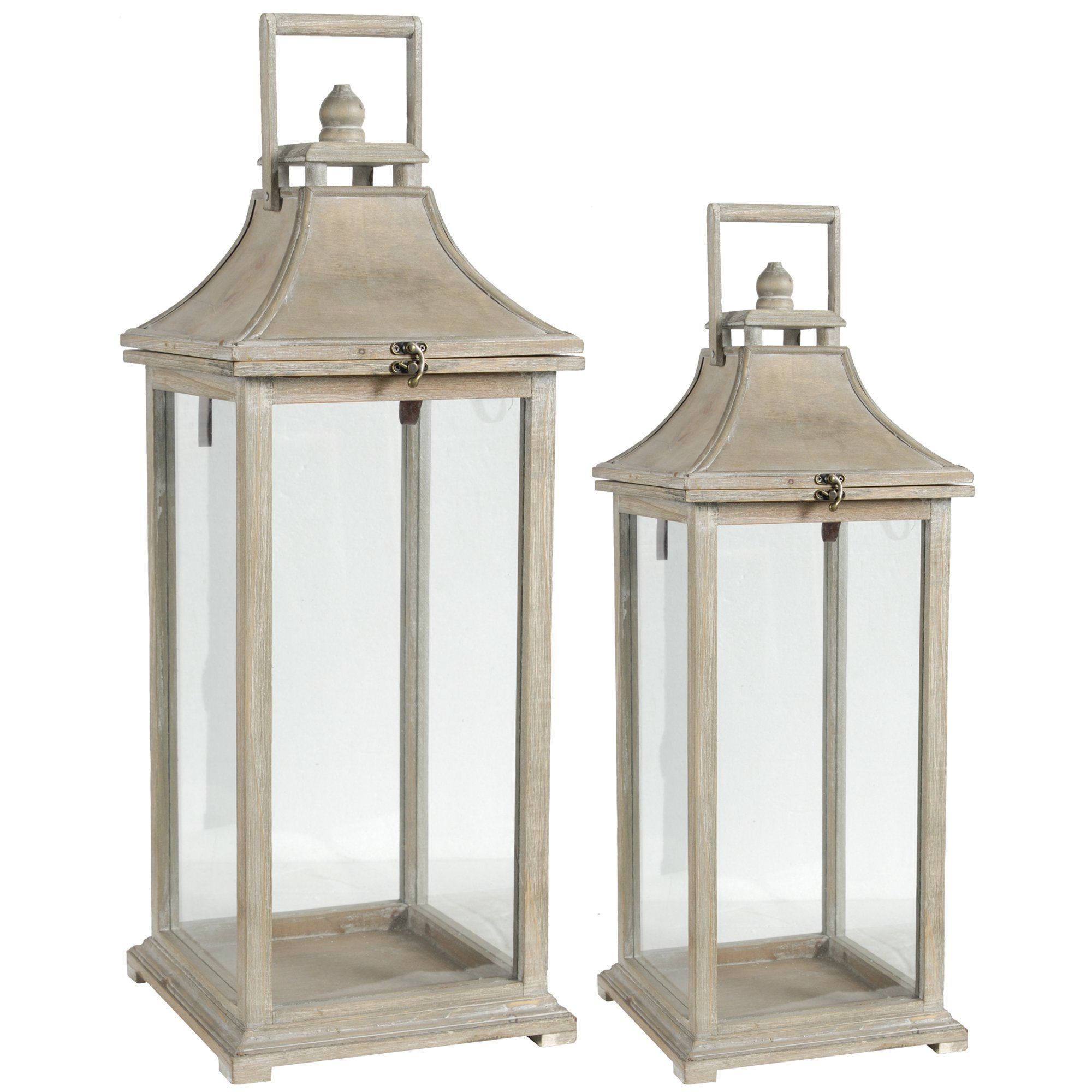 A&B Home Ivona Garden Candle Lanterns, Set of 2 | Walmart (US)