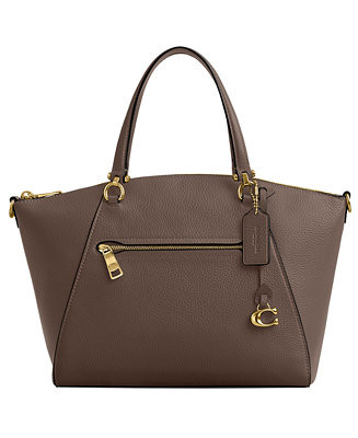 COACHBella Small Leather Satchel Bag | Macy's