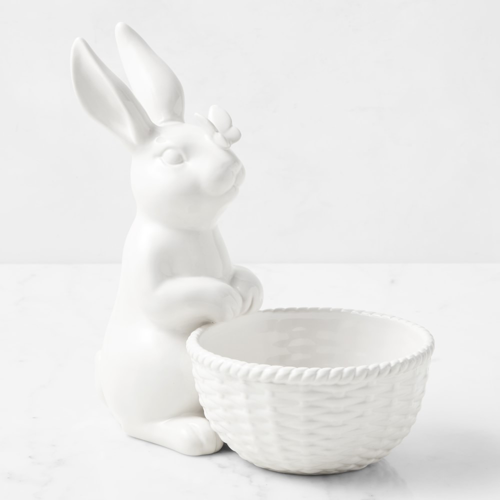 Sculptural Bunny Bowl with Butterfly | Williams-Sonoma