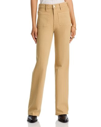 MOTHER High Rise Patch Pocket Bookie Sneak Jeans in The Devil May Care | Bloomingdale's Women | Bloomingdale's (AU)