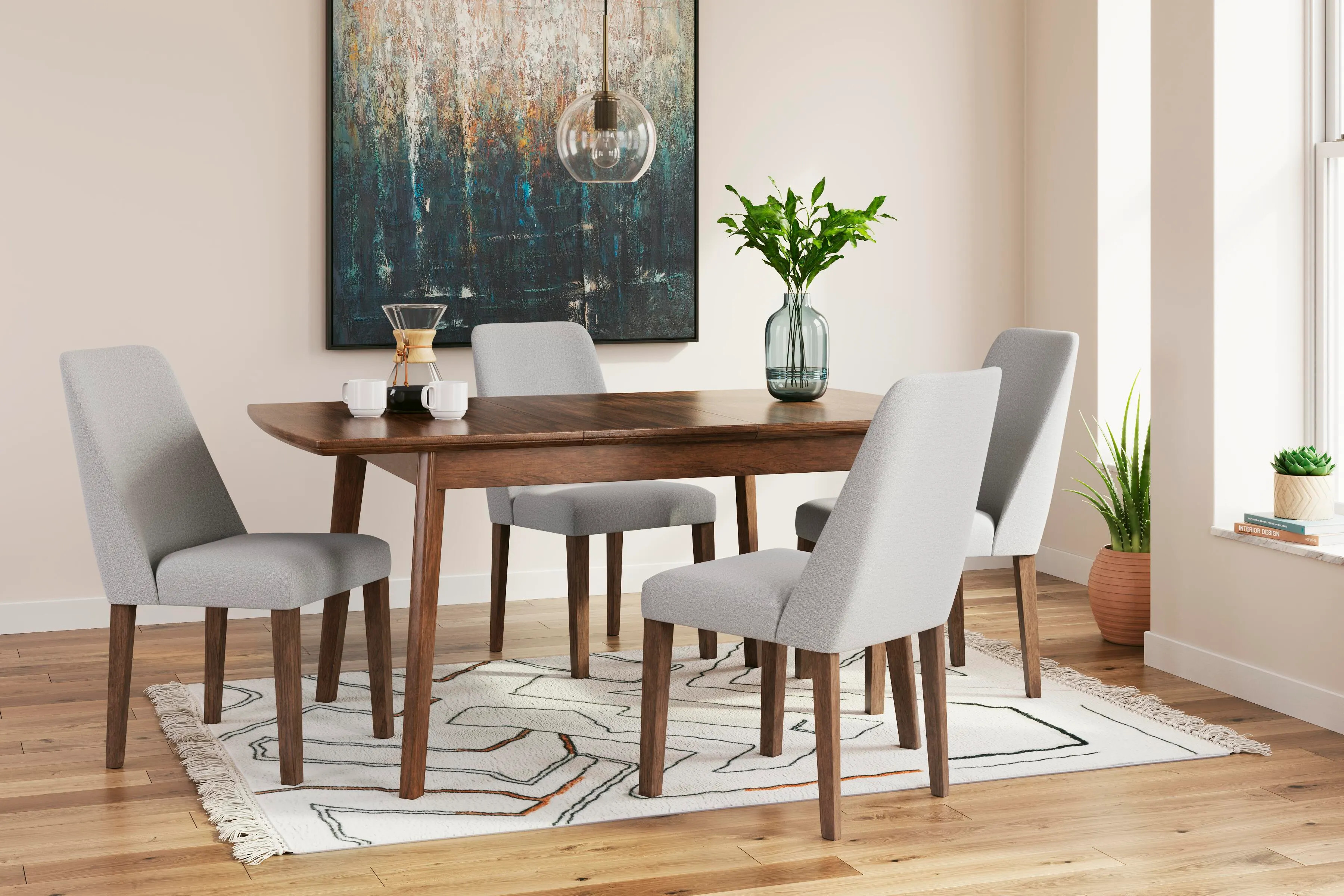 Lyncott Dining Table and 4 Chairs | Ashley | Ashley