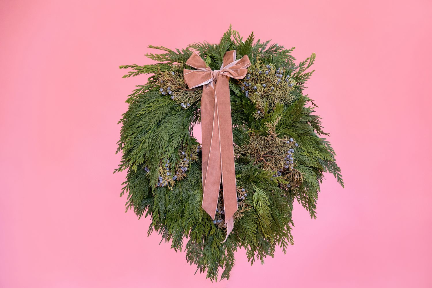Blush Cedar/Juniper: 22" | The Pretty Wreath