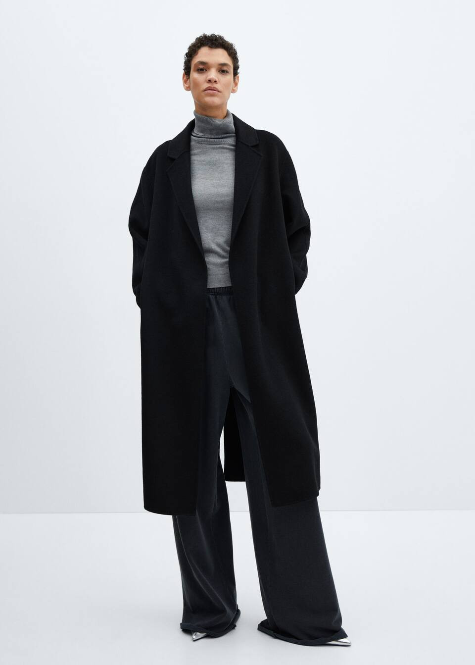 Belt handmade coat -  Women | Mango United Kingdom | MANGO (UK)