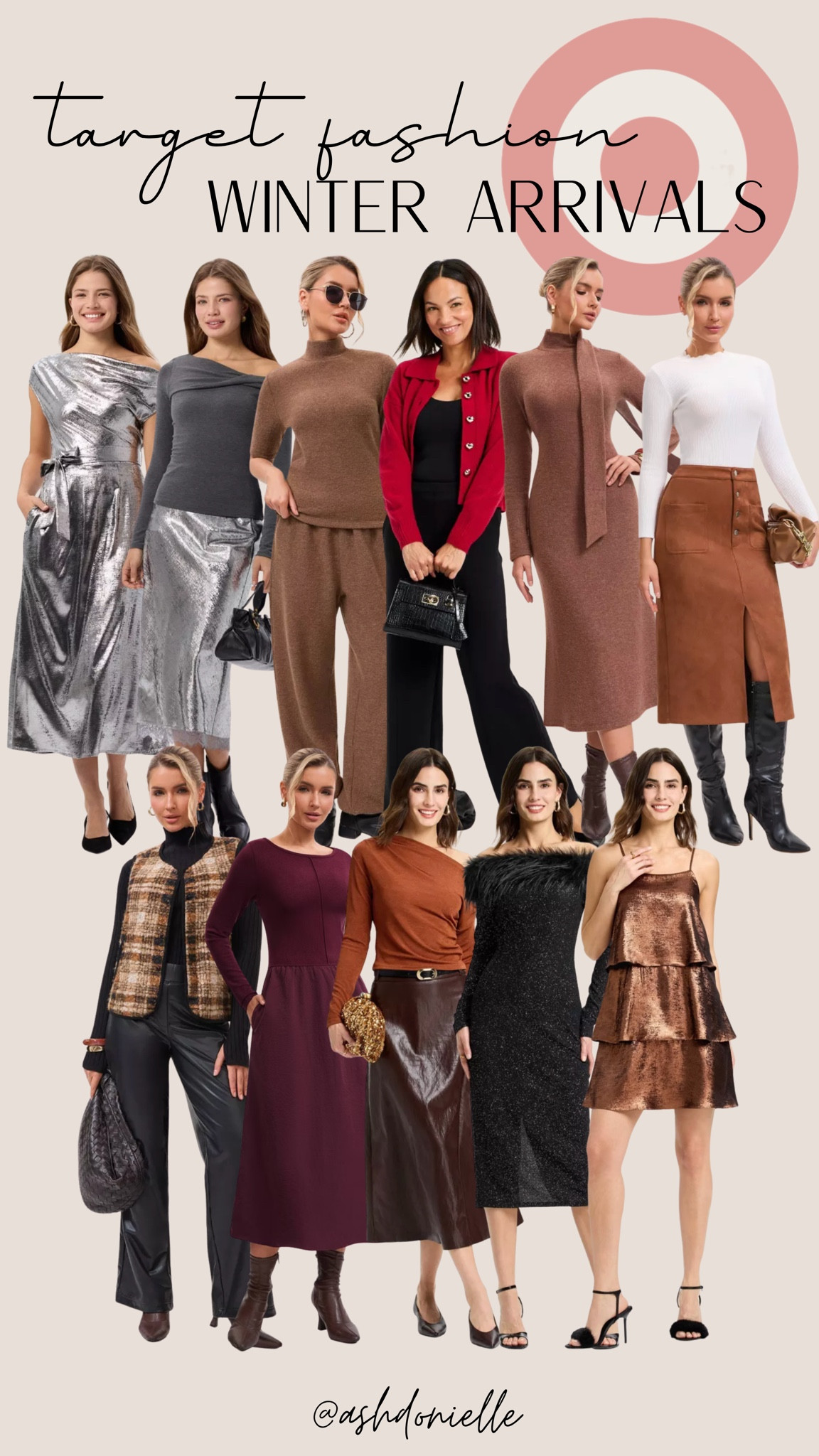 Target winter arrivals

oversized wool coats
chunky knit sweaters
tailored winter trousers
knee-high leather boots
cozy matching knit sets
classic trench coats
faux fur jackets
winter midi skirts
cable knit cardigans
cold-weather layering outfits

#LTKSaleAlert #LTKHoliday #LTKootd