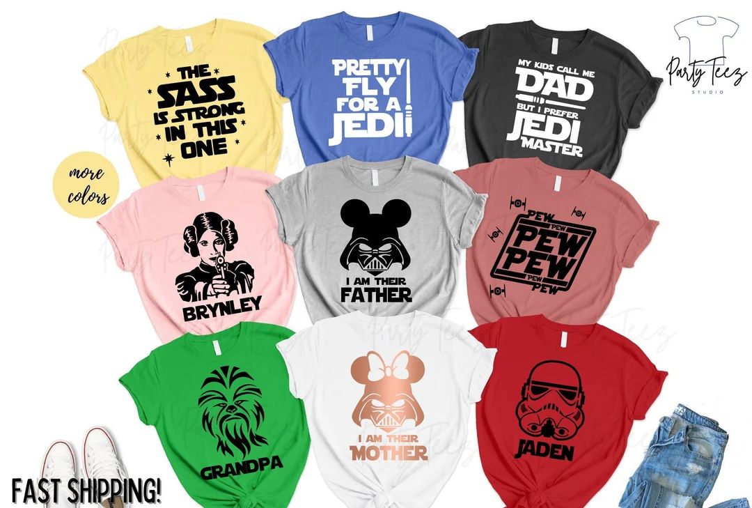 Star Wars Family Shirt, Star Wars Shirt, Disney Star Wars Shirt, Galaxy Edge Shirt, Star Wars Mat... | Etsy (US)
