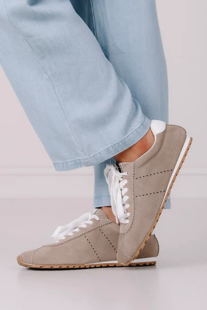 Priscilla Beige Sneakers | The Willow Tree