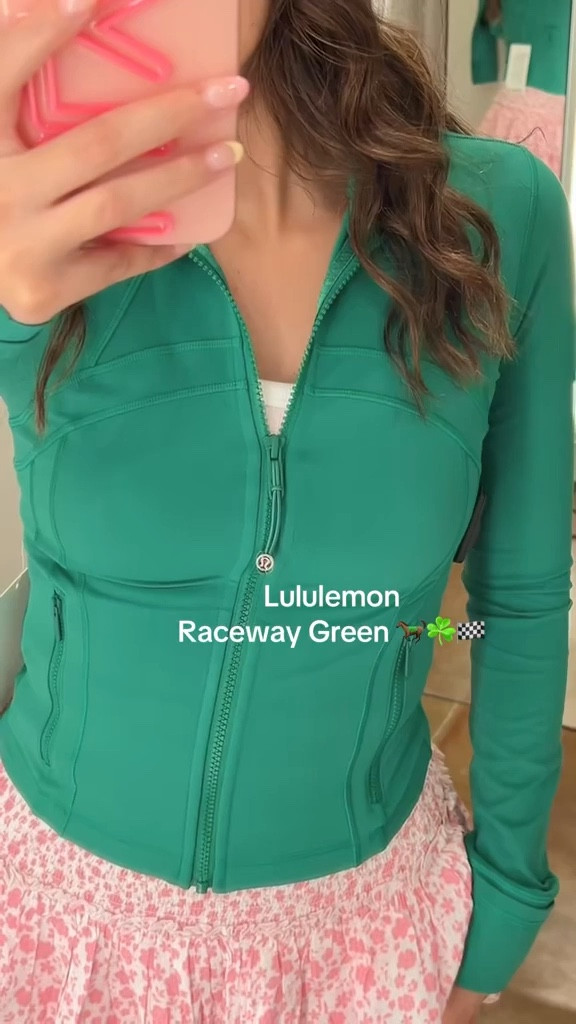 ATTN CROPPED DEFINE LOVERS! NEW RaceWay Green Lululemon Define and more are here! If your size isn’t in stock check “Pick up in store” to see if you can grab it at your local store! restocks happen often so keep coming back 🐎🏁☘️ #lululemon #definejacket#LTKGiftGuide

#LTKActive #LTKPetite