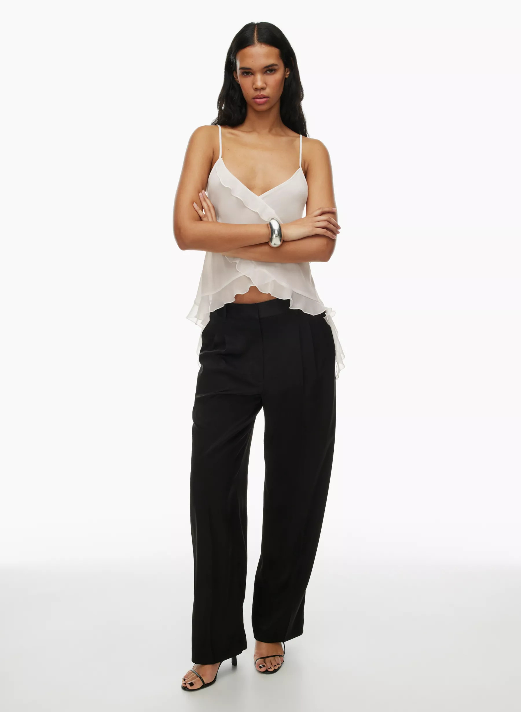 THE EFFORTLESS PANT™ SATIN | Aritzia