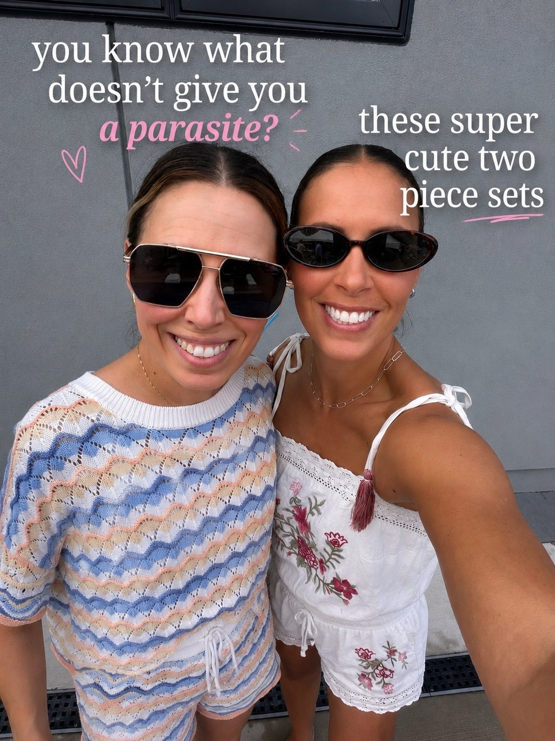 We live our two piece sets! Perfect for summer days and events! These two had so many compliments we had to share! ☀️🕶️