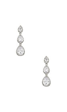 SHASHI Avery Earrings in Silver from Revolve.com | Revolve Clothing (Global)