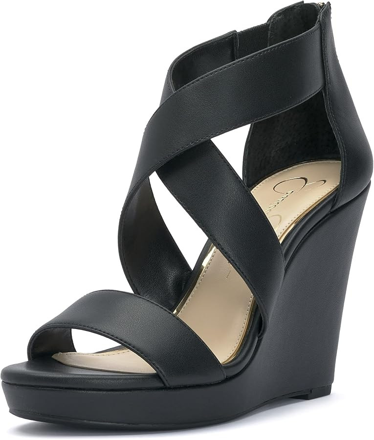 Jessica Simpson Women's Jinxxi Wedge Sandal | Amazon (US)