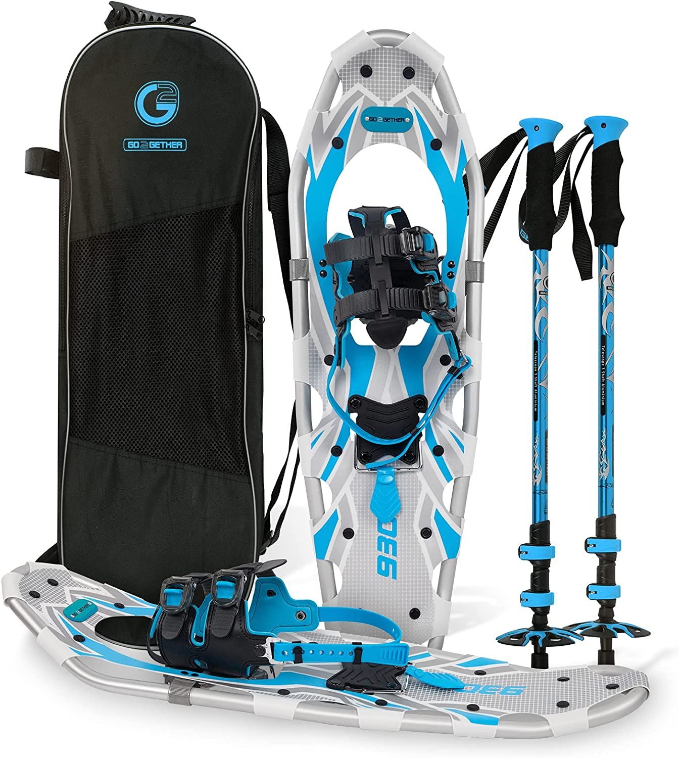 G2 21/25/30 Inches Light Weight Snowshoes for Women Men Youth, Set with Trekking Poles, Carrying ... | Amazon (US)